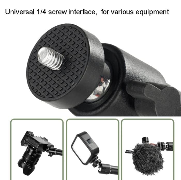 DT-06 Desktop Overlook Handyhalterung Kamera Fülllicht Universelle faltbare Halterung – Bild 5