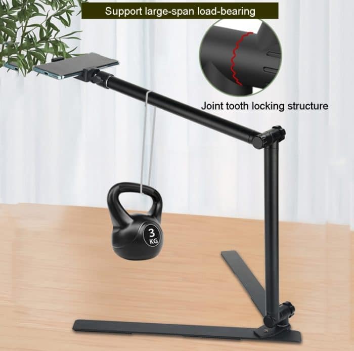 DT-06 Desktop Overlook Handyhalterung Kamera Fülllicht Universelle faltbare Halterung – Bild 8