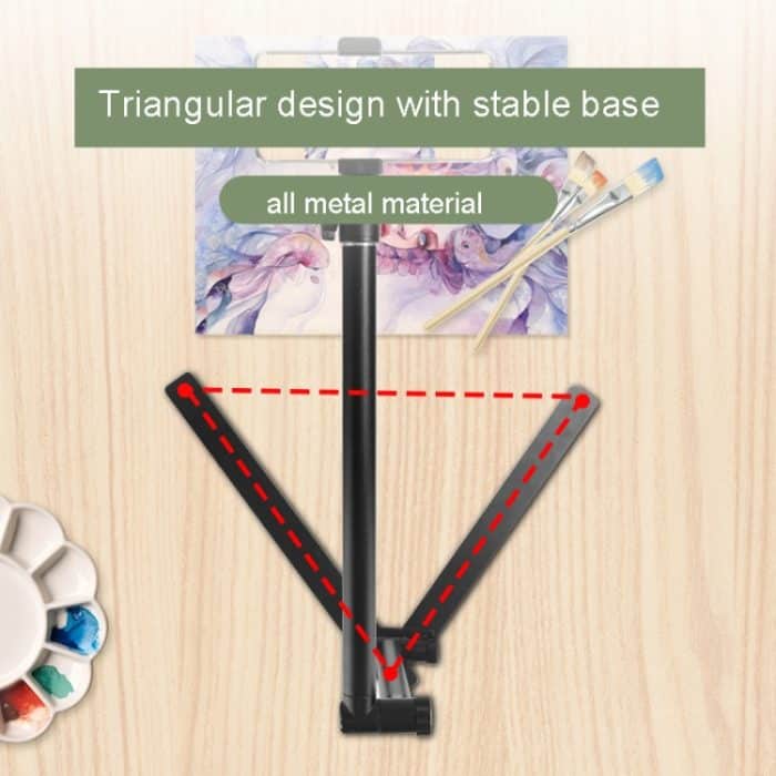 DT-06 Desktop Overlook Handyhalterung Kamera Fülllicht Universelle faltbare Halterung – Bild 9