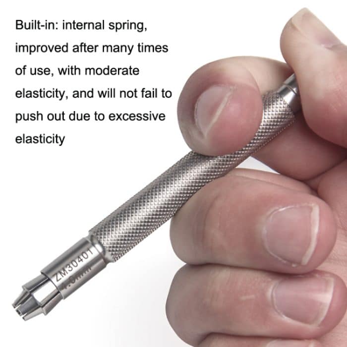 Uhrwerk-Uhrzeit-Einstellwerkzeug, Edelstahl-Uhrengriff, QYZ7021 1.5-3.0mm, QYZ7021 3.0-4.0mm, QYZ7021 4.0-5.0mm, QYZ7021 5.0-6.0mm, QYZ7021 6.0-7.0mm, QYZ7021 6.5-7.5mm – Bild 3