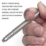 Uhrwerk-Uhrzeit-Einstellwerkzeug, Edelstahl-Uhrengriff, QYZ7021 1.5-3.0mm, QYZ7021 3.0-4.0mm, QYZ7021 4.0-5.0mm, QYZ7021 5.0-6.0mm, QYZ7021 6.0-7.0mm, QYZ7021 6.5-7.5mm, QYZ7021 7.0-8.0mm, QYZ7021 7.5-8.5mm, QYZ7021 8.0-9.0mm – Bild 3