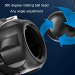 Luftauslass dreieckiger Schwerkraftsensor Auto-Handyhalter, Black Hook Clip, Golden Hook Clip, Black Olecranon Clip, Golden Olecranon Clip, Black One Word Clip, Golden One Word Clip – Bild 4