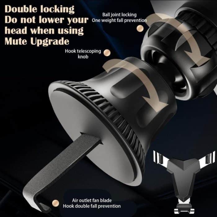 Gravity Navigation Auto-Luftauslass, dreieckiger Handyhalter – Bild 5