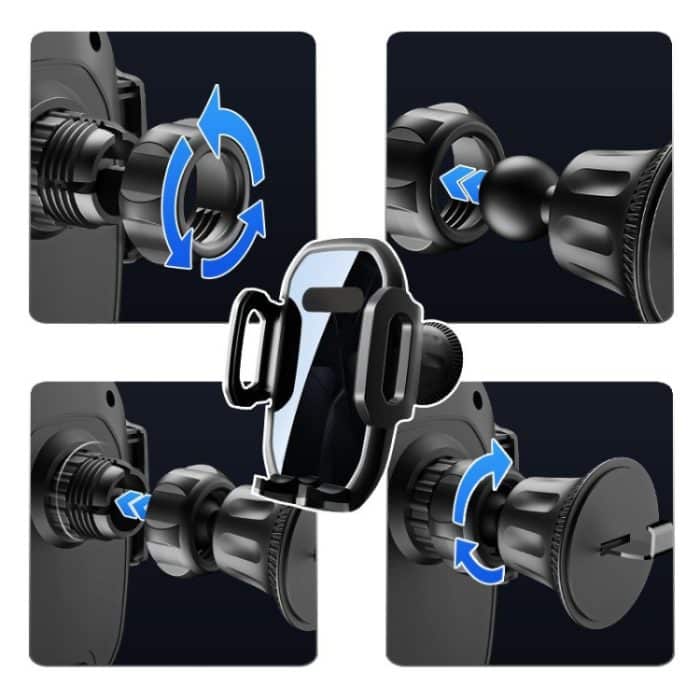 Haken-Typ-Auto-Handy-Navigations-Stützrahmen, Hook Mirror Black – Bild 11