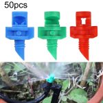 100 Stück YK8510 Brechungszerstäubung einfache Mikrosprinkler PE-Rohr-Bewässerungsdüse