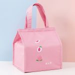 Quadratische Obst-Picknick-Isoliertasche mit großer Kapazität, wasserdichte Bento-Tasche