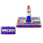 Für Dyson V7 V8 V10 V11 Doppelwalzen-Bodenbürstenkopf aus weichem Samt mit LED-Beleuchtung