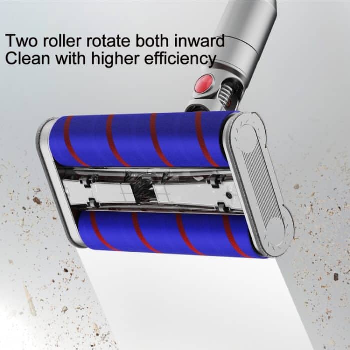 Für Dyson V7 V8 V10 V11 Doppelwalzen-Bodenbürstenkopf aus weichem Samt mit LED-Beleuchtung – Bild 5