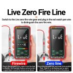 ANENG 683 Smart-Touchscreen-Multimeter mit automatischem Bereich und wiederaufladbarem Multimeter, 683 Red, 683 Black – Bild 4