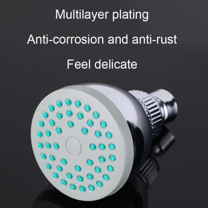 AL-63620 Abnehmbare Badezimmer-Duschkopf-Kopfbrause aus Kunststoff für Badezimmer auf dem Dach – Bild 3