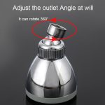 AL-63620 Abnehmbare Badezimmer-Duschkopf-Kopfbrause aus Kunststoff für Badezimmer auf dem Dach – Bild 6