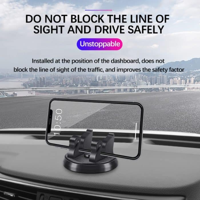 R-2017 Auto-Handyhalterung, um 360 Grad drehbar, Schwanenständer, Without Number Plates, With Number Plate – Bild 3