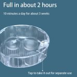 K111 Heiße Kompresse Rotlicht Kopfmassagegerät Elektrisches Kneten Vibration Wasserdichtes Kopfinstrument, K111 White – Bild 12