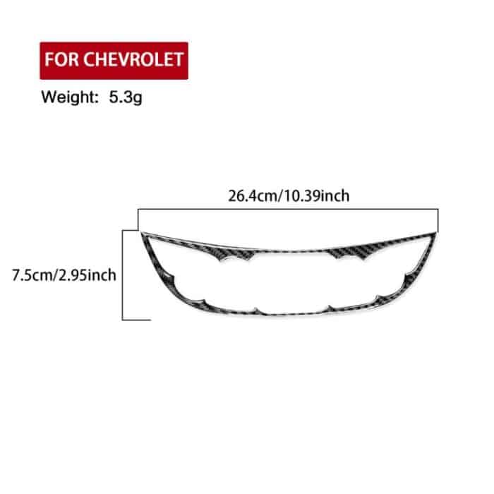 Für Chevrolet Malibu 2016-2024 Modell A Linkslenker Zentrale Steuerung Taste Panel Aufkleber – Bild 3