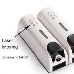 Runder, wandmontierter manueller Seifenspender, Shampoo-Flasche, Handwasch- und Körperwaschspender, Double Head White, Double Head Golden, Double Head Matte, Three Head Golden – Bild 6