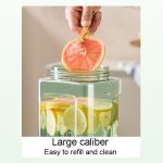 3,5 l Kühlschrank-Kaltkessel mit Wasserhahn, Haushalts-Kaltbrühtopf mit großer Kapazität – Bild 5