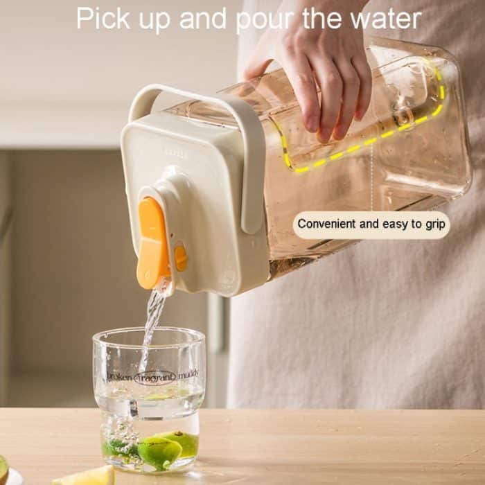 3,5 l Kühlschrank-Kaltkessel mit Wasserhahn, Haushalts-Kaltbrühtopf mit großer Kapazität – Bild 7