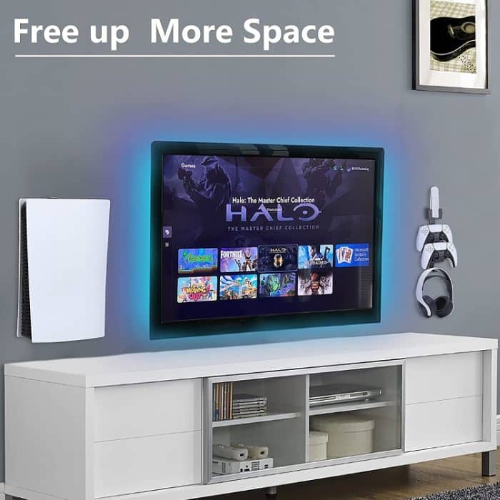 Für PS5-Spielekonsole, universeller Wandaufhängungsrahmen, With Headset Handle Bracket, Excluding Headset Handle Bracket – Bild 9