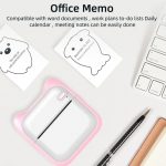 A31 Bluetooth Handheld tragbarer selbstklebender Thermodrucker, Pink, Blue, Pink+5 Rolls Printer Paper, Blue+5 Rolls Printer Paper, Pink+3 Rolls Colored Paper, Blue+3 Rolls Colored Paper – Bild 4