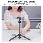 Magnetischer Selfie-Stick, Stativ-Handstabilisatorstange mit Fernbedienung, WS-22005 White, WS-22005 Black – Bild 7