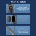 Magnetischer Selfie-Stick, Stativ-Handstabilisatorstange mit Fernbedienung, WS-22005 White, WS-22005 Black – Bild 9