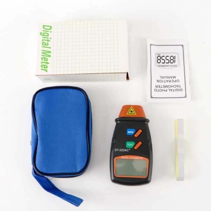 DT2234C+ Handheld tragbarer Motor-Getriebe-Drehzahlmesser Laser-Drehzahlmesser – Bild 9