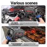 ANENG TH06 Öltemperatur Hochpräzises Thermometer Laserbacken Infrarot-Wasserthermometer, TH06 Orange, TH06 Black – Bild 10