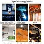 Farbbildschirm-Infrarot-Thermometer, industrielles elektronisches Thermometer, TASI TA603A -32-1080 degrees Celsius, TASI TA603B -32-1380 degrees Celsius, TASI TA603C -32-1680 degrees Celsius, TASI TA603D -32-1880 degrees Celsius... – Bild 11