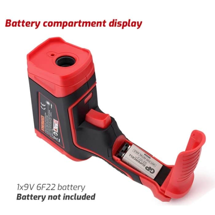 Farbbildschirm-Infrarot-Thermometer, industrielles elektronisches Thermometer, TASI TA603A -32-1080 degrees Celsius, TASI TA603B -32-1380 degrees Celsius, TASI TA603C -32-1680 degrees Celsius, TASI TA603D -32-1880 degrees Celsius... – Bild 4