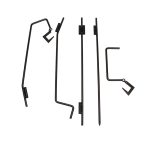 1,73 m Camping-Lichtmast aus Schmiedeeisen, zusammenklappbares Licht-Hängegestell mit Aufbewahrungstasche – Bild 3