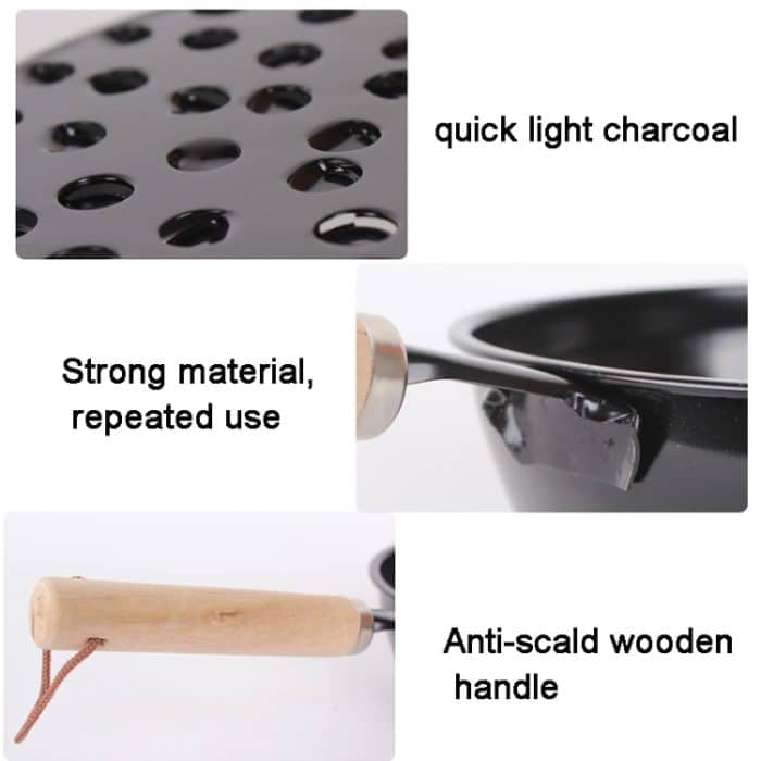 Holzverbrennungsgerät für den Außenbereich, tragbarer Herd, Holzkohlebrenner, Topf – Bild 6