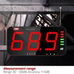 Wandmontierter Lärmmesser mit großem Bildschirm, Dezibel-Detektor, TA653A, TA654A – Bild 5