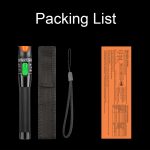 1-60 km Glasfaser-Rotlichtstift 5/10/15/20/30/50/60 MW Rotlichtquelle-Lichtstift, 5mW Blue, 10mW Orange, 15mW Blue+Orange, 20mW White, 20mW Green, 30mW Purple, 30mW Green+Orange, 50mW Red, 50mW Yellow, 60mW Black – Bild 8