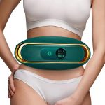 Smart Abdominal Massage Hot Compress Belt Mädchen Menstruationsmassagegerät, Far Infrared Green, Far Infrared  White