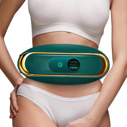 Smart Abdominal Massage Hot Compress Belt Mädchen Menstruationsmassagegerät, Far Infrared Green, Far Infrared White