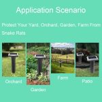 SJZ038 Wasserdichter Solar-Ultraschall-Rattenvertreiber für den Außenbereich, Ultraschall-Tiervertreiber, SJZ038 (Black), SJZ038 (Green), SJZ038 (Orange) – Bild 9