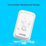 CACAZI A06-DC 1 bis 2 Akku Smart Home kabellose wasserdichte Türklingel, 1 to 2 (White), 1 to 2 (Black) – Bild 9