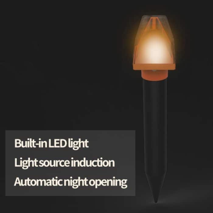 SJZ057 Outdoor IP66 Wasserdichter Solar-Ultraschall-Rattenvertreiber Obstgarten Ultraschall-Tiervertreiber, SJZ057 (Orange) – Bild 10