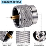 Tragbarer Campingkocher-Propantank-Adapter, amerikanischer Standard-Gasbrenner-Umrüstkopf – Bild 5