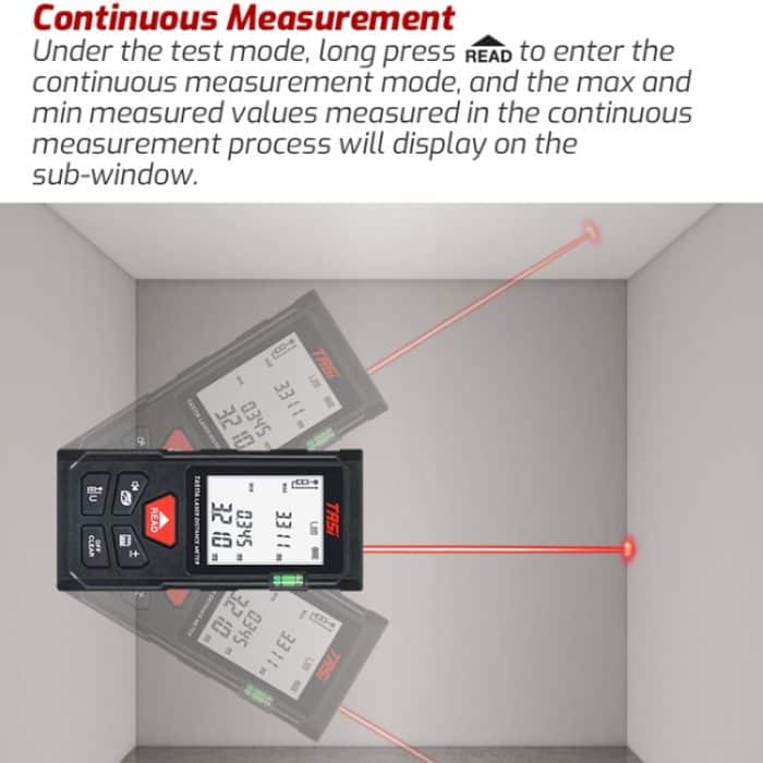 Laser-Handheld-Entfernungsmessraum-Infrarotmessgerät, TASI TA511A, TASI TA511B, TASI TA511C – Bild 9