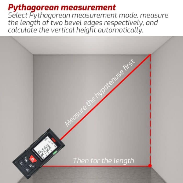 Laser-Handheld-Entfernungsmessraum-Infrarotmessgerät, TASI TA511A, TASI TA511B, TASI TA511C – Bild 10