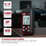 TASI TA621A Digitales Taupunktthermometer, Umgebungstemperatur- und Luftfeuchtigkeitsmesser – Bild 7