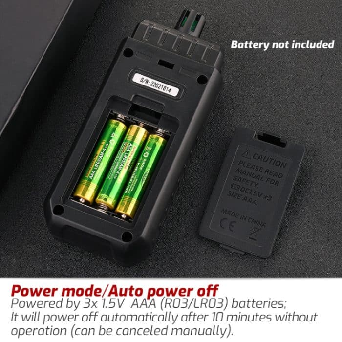 TASI TA621A Digitales Taupunktthermometer, Umgebungstemperatur- und Luftfeuchtigkeitsmesser – Bild 10