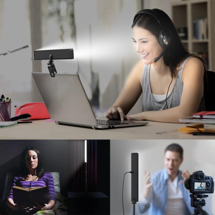 APEXEL APL-FL06 Tragbares Fülllicht mit quadratischem Streifen für Live-Videokonferenzen – Bild 15