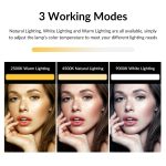 APEXEL APL-FL06 Tragbares Fülllicht mit quadratischem Streifen für Live-Videokonferenzen – Bild 4