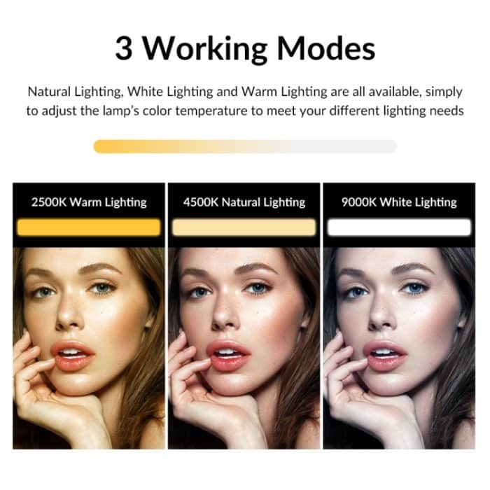 APEXEL APL-FL06 Tragbares Fülllicht mit quadratischem Streifen für Live-Videokonferenzen – Bild 4