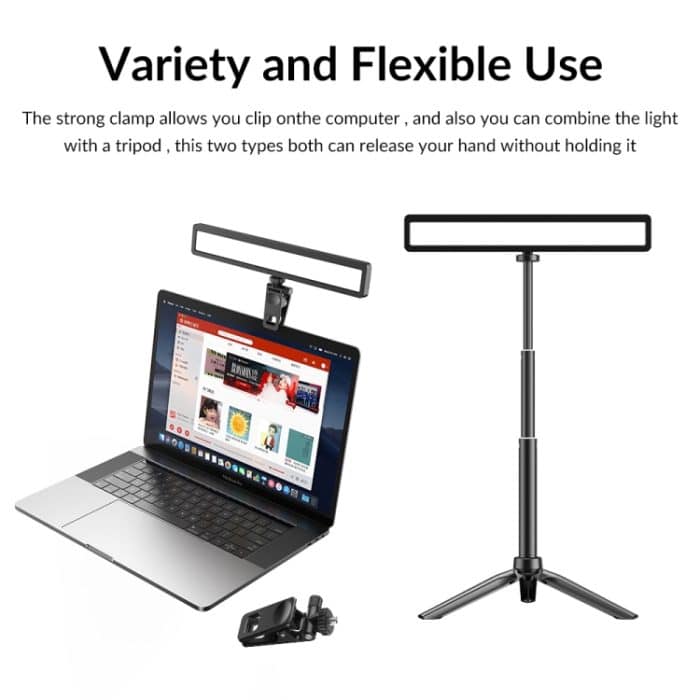 APEXEL APL-FL06 Tragbares Fülllicht mit quadratischem Streifen für Live-Videokonferenzen – Bild 5