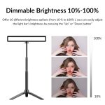 APEXEL APL-FL06 Tragbares Fülllicht mit quadratischem Streifen für Live-Videokonferenzen – Bild 6