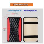 Auto-Mittelkonsolen-Abdeckungsmatte, PU-Leder, Auto-Armlehnenbezug, 32x19cm – Bild 4