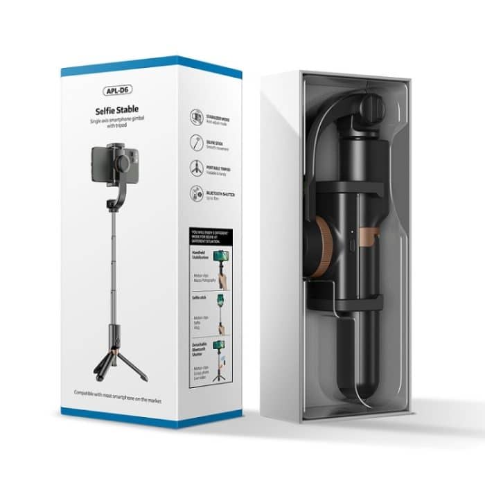 APEXEL APL-D6 Live-Video Multifunktionaler Handy-Gimbal-Stabilisator Selfie-Stick – Bild 18